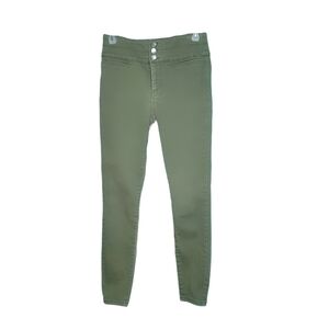 LOFT High-rise Skinny Olive Green Women's Pants Size 0